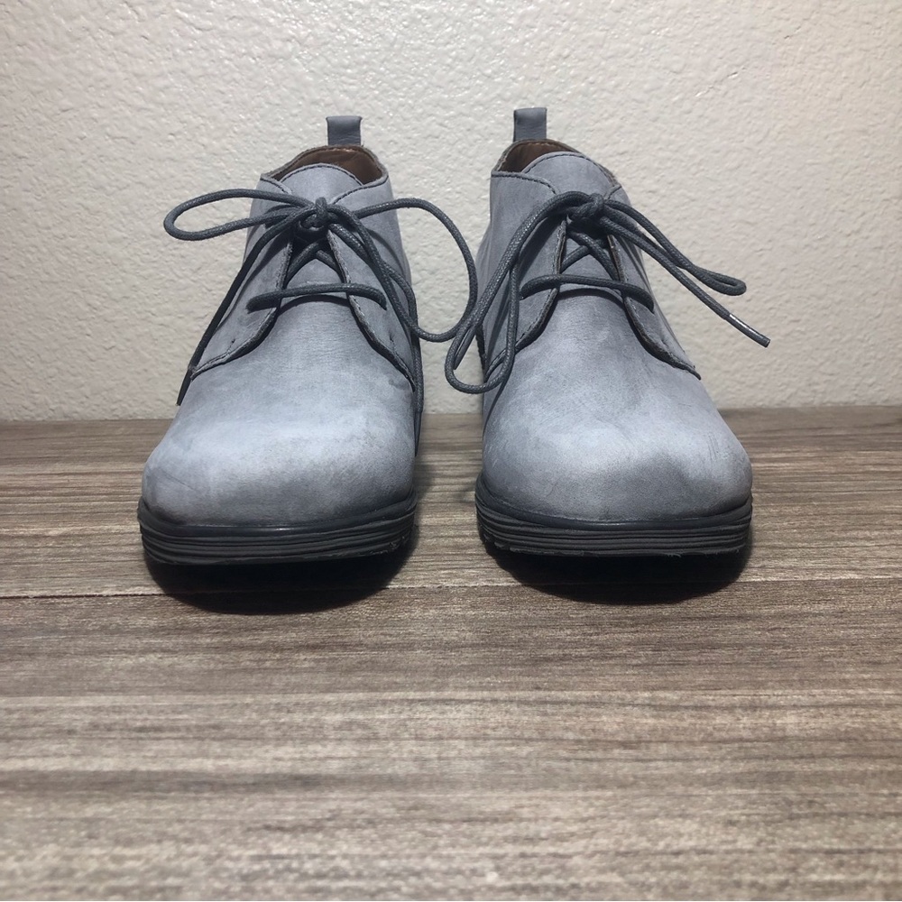 Dansko Cadee Nubuck Wedge Bootie sz 7 - Picture 2 of 15